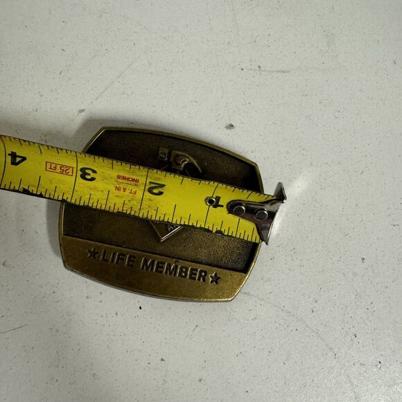 VINTAGE Handyman Club Of America Vintage Belt Buckle Solid Brass - BUB - Picture 3 of 4